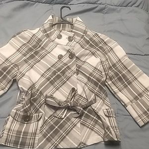 Apt. 9 Plaid Blazer